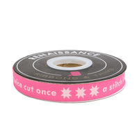 5/8" Catnap - Measure Twice in Neon Pink Ribbon // Alexia Abegg // Renaissance Ribbons