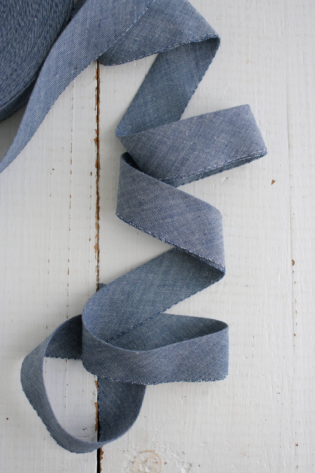2.5" Bias Quilt Binding // Chambray Indigo