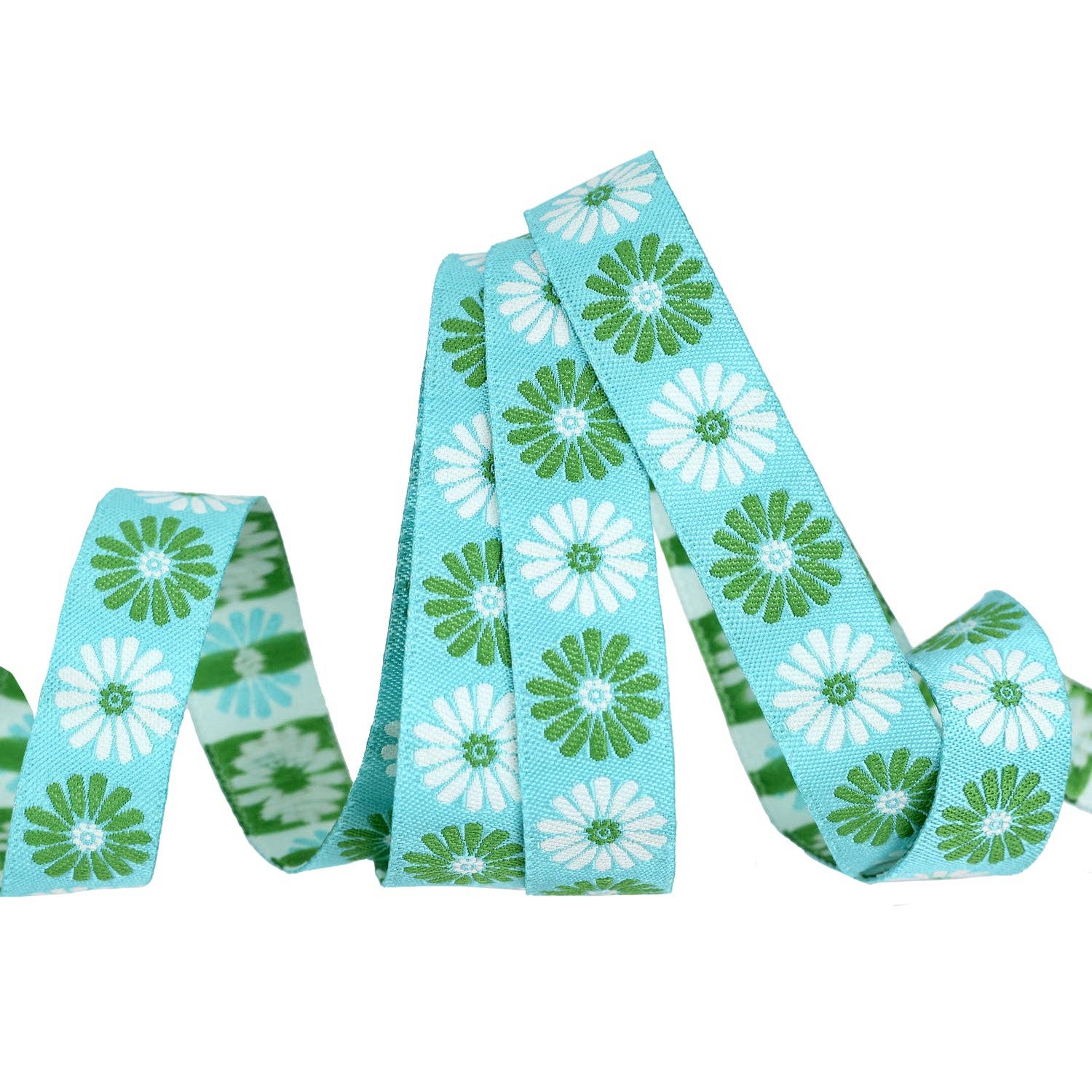 5/8"  Vintage Flower in Turquoise // Melody Miller