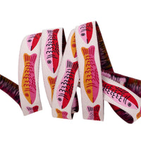 5/8" Ooh Lucky Lucky - Sardines in Posy Ribbon // Alexia Abegg // Renaissance Ribbons