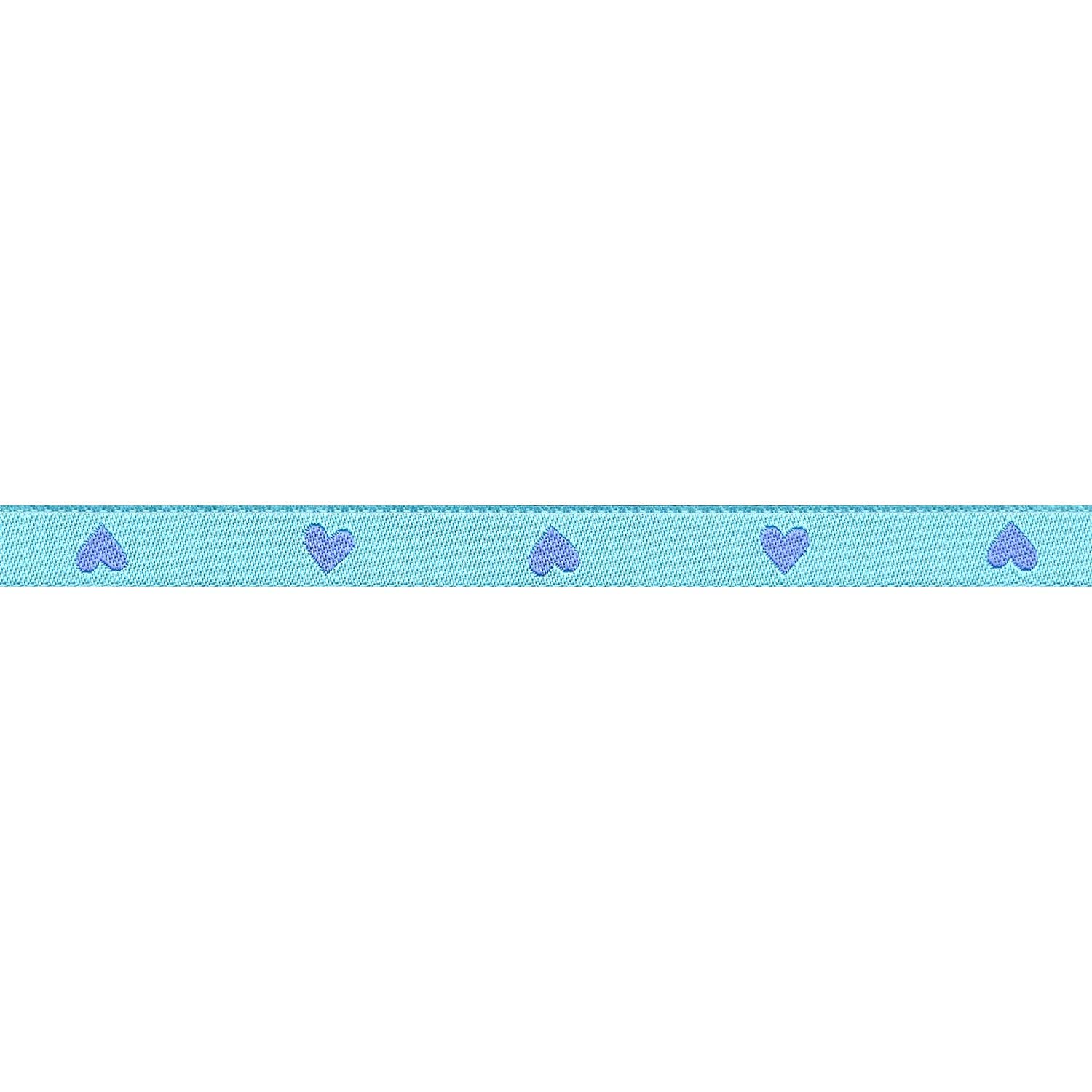 3/8" Hearts in Turquoise // Melody Miller