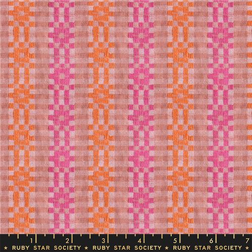 PRE-ORDER LoFi Loom Wovens // Bitmap - Plum // Rashida Coleman-Hale