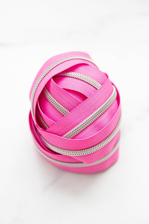 Zipper Tape #5 3yd // Cotton Candy // Knot and Thread