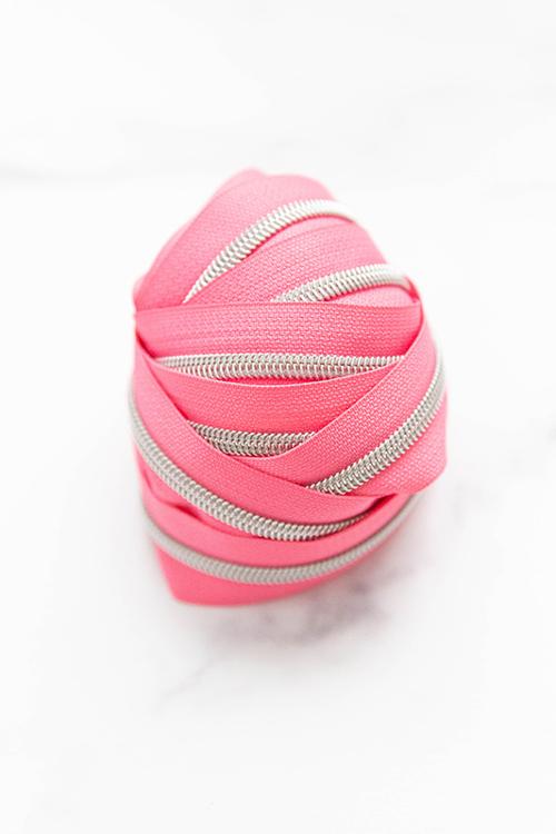 Zipper Tape #5 3yd // Rose Glow // Knot and Thread