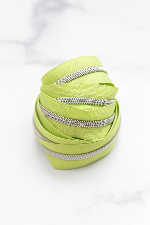 Zipper Tape #5 3yd // Celery Mist // Knot and Thread