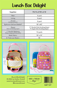 Lunch Box Delight Pattern // Knot & Thread