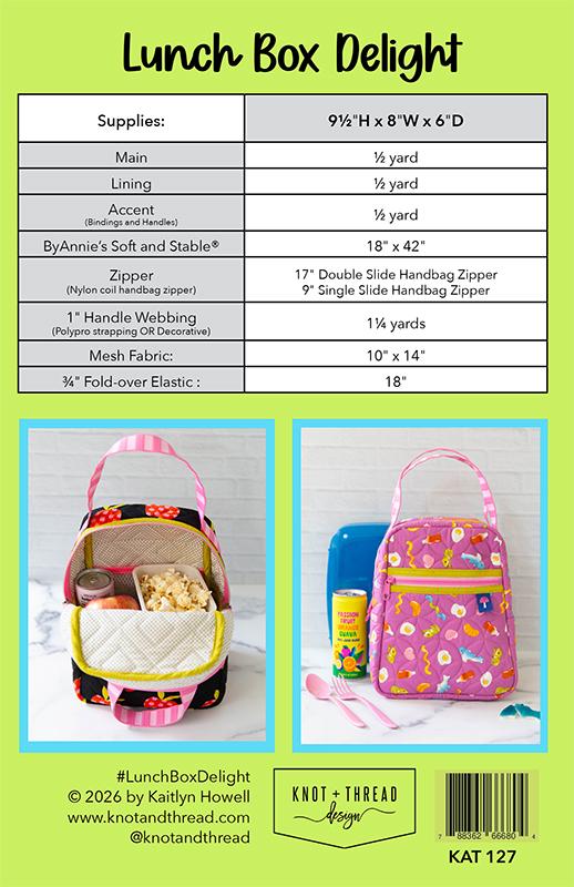 Lunch Box Delight Pattern // Knot & Thread
