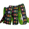 5/8" Catnap - Daisy in Black Ribbon // Alexia Abegg // Renaissance Ribbons