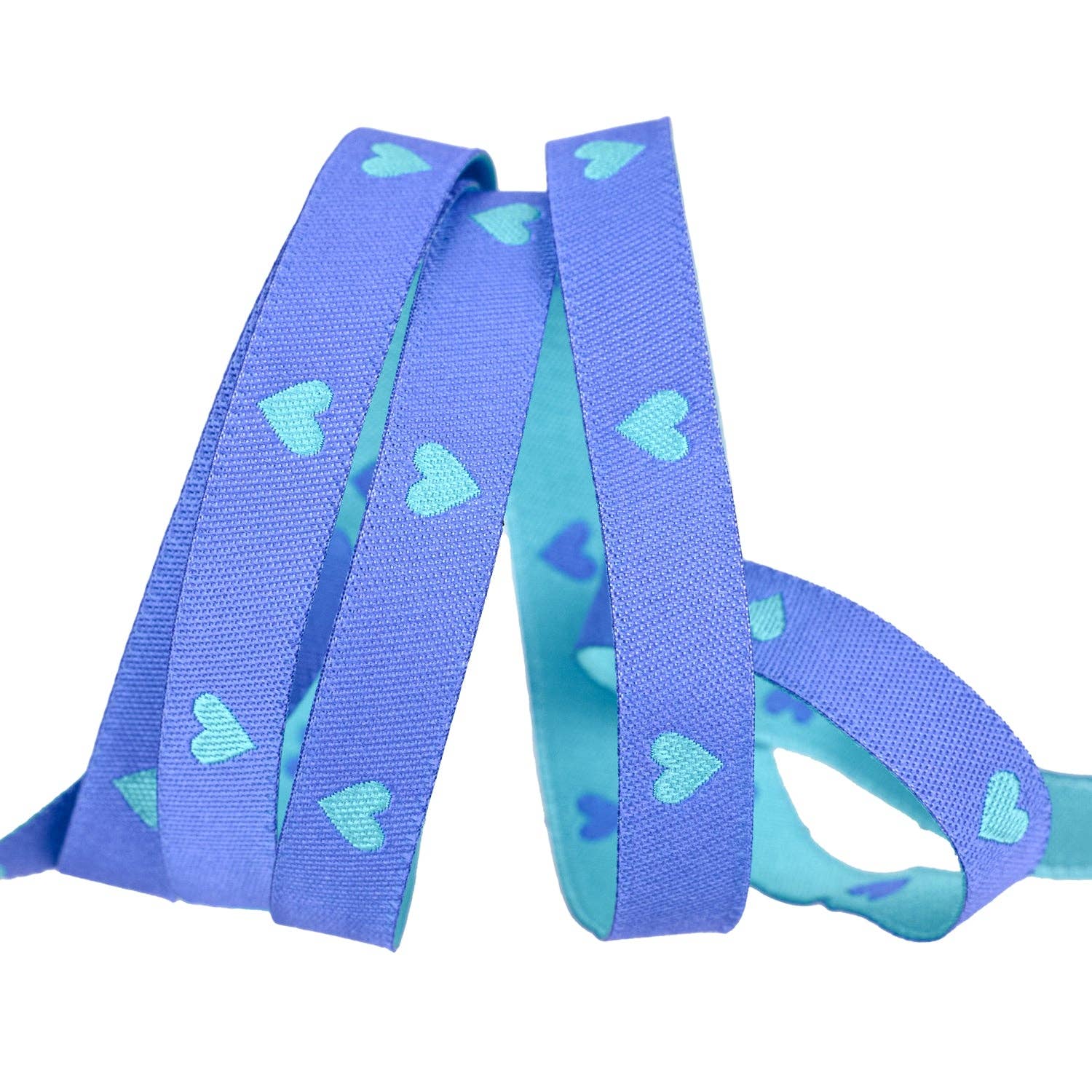 3/8" Hearts in Turquoise // Melody Miller