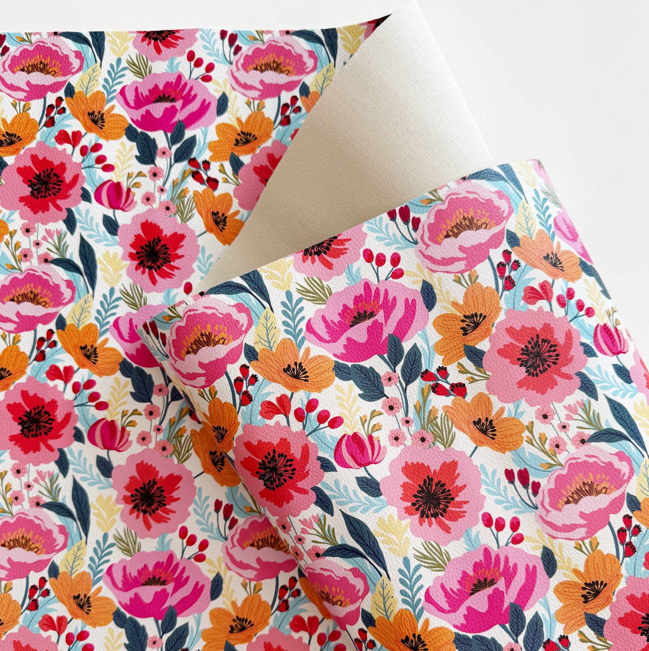 Poppy Punch Vinyl | 18" x 54" Roll