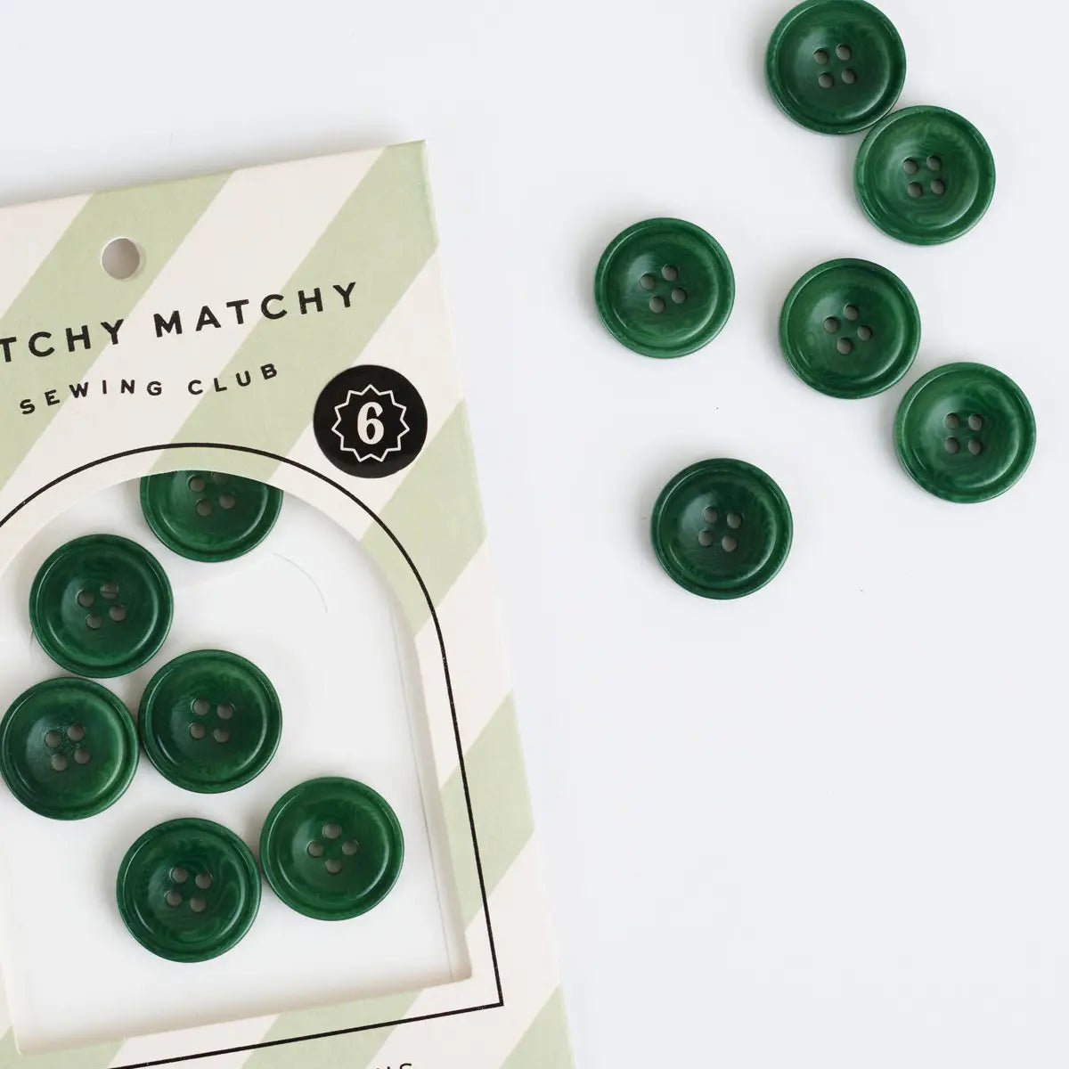 Juniper 3/4" Corozo Nut Buttons by Matchy Matchy Sewing Club