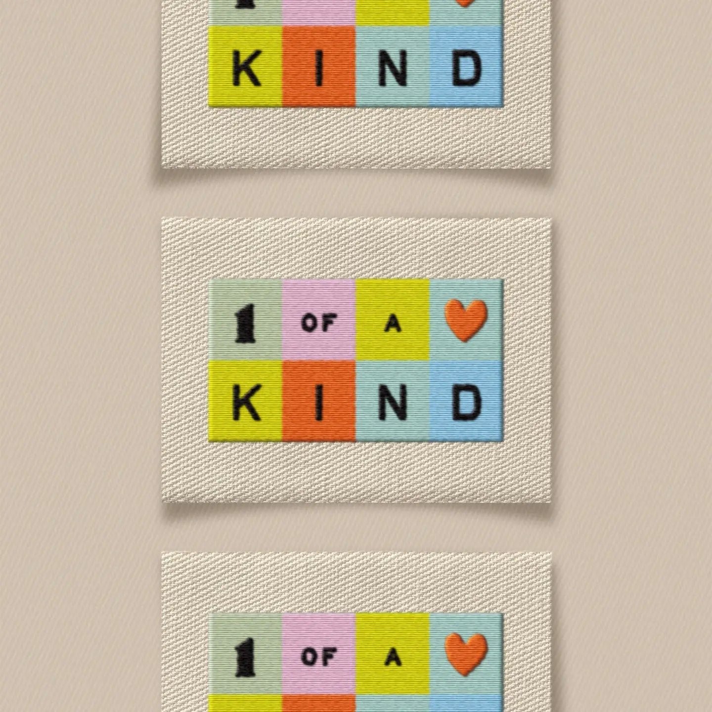 One of a Kind Large Labels // Matchy Matchy Sewing Club