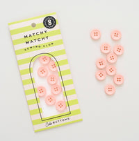 Frosted Mini Retro Buttons // Matchy Matchy Sewing Club