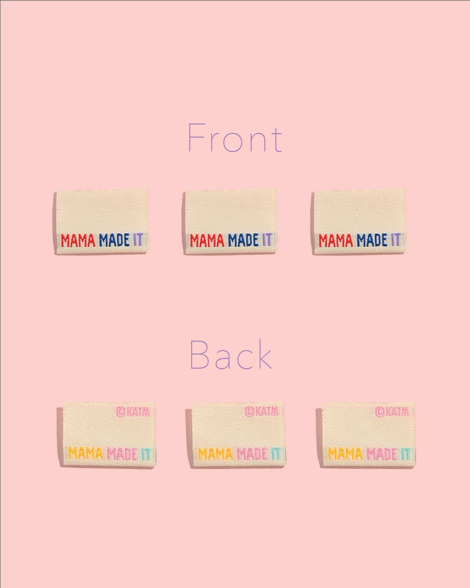 Mama Made It Woven Labels // Kylie + the Machine