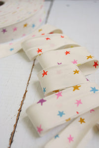 2.5" Bias Quilt Binding // Starry Multi // Bessie Pearl