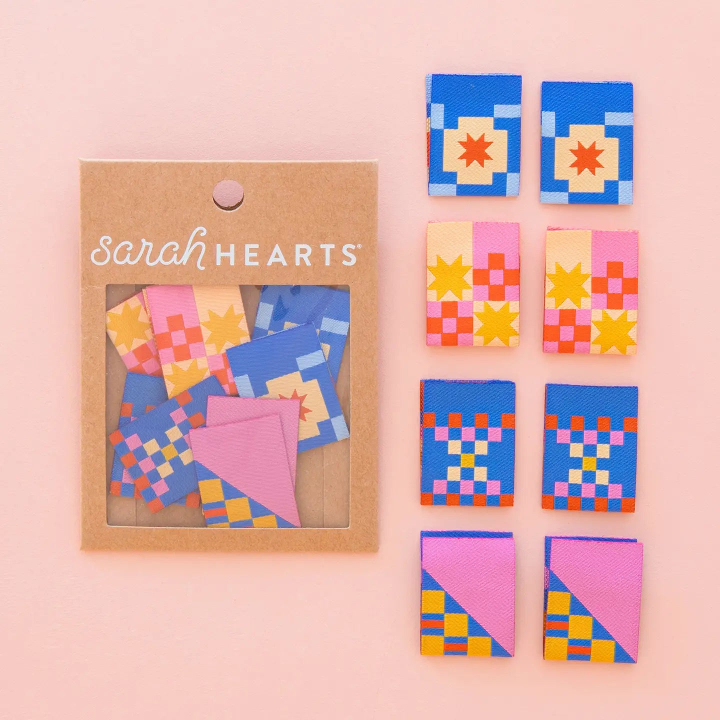 Then Came June Star Twist Woven Label Multipack x Sarah Hearts Collaboration