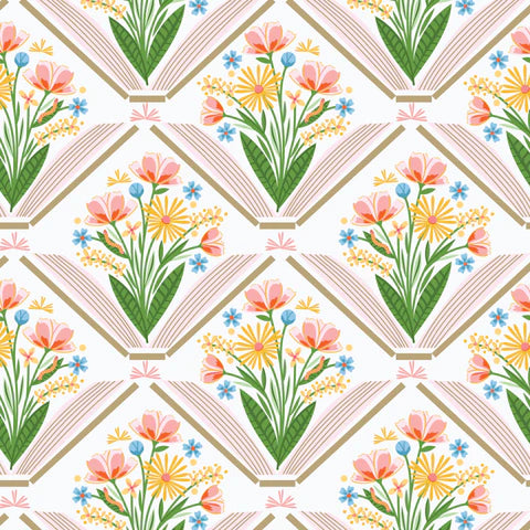 PRE-ORDER Bookworm // Stories Bloom - White // Jayme Marie Designs