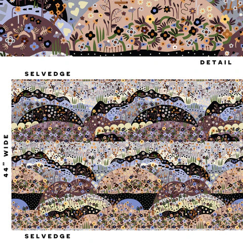PRE-ORDER Firefly Moon // Eventide - Border Print // Leah Duncan