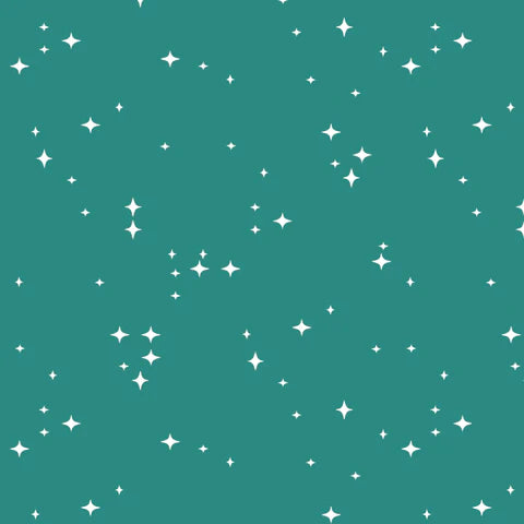 PRE-ORDER Jolly Tidings // Sparkle Bright - Dark Turquoise // Whim & Joy