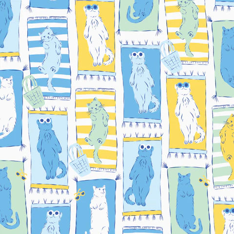 Poolside Purrfection // Cabana Cat Naps // Krissy Mast