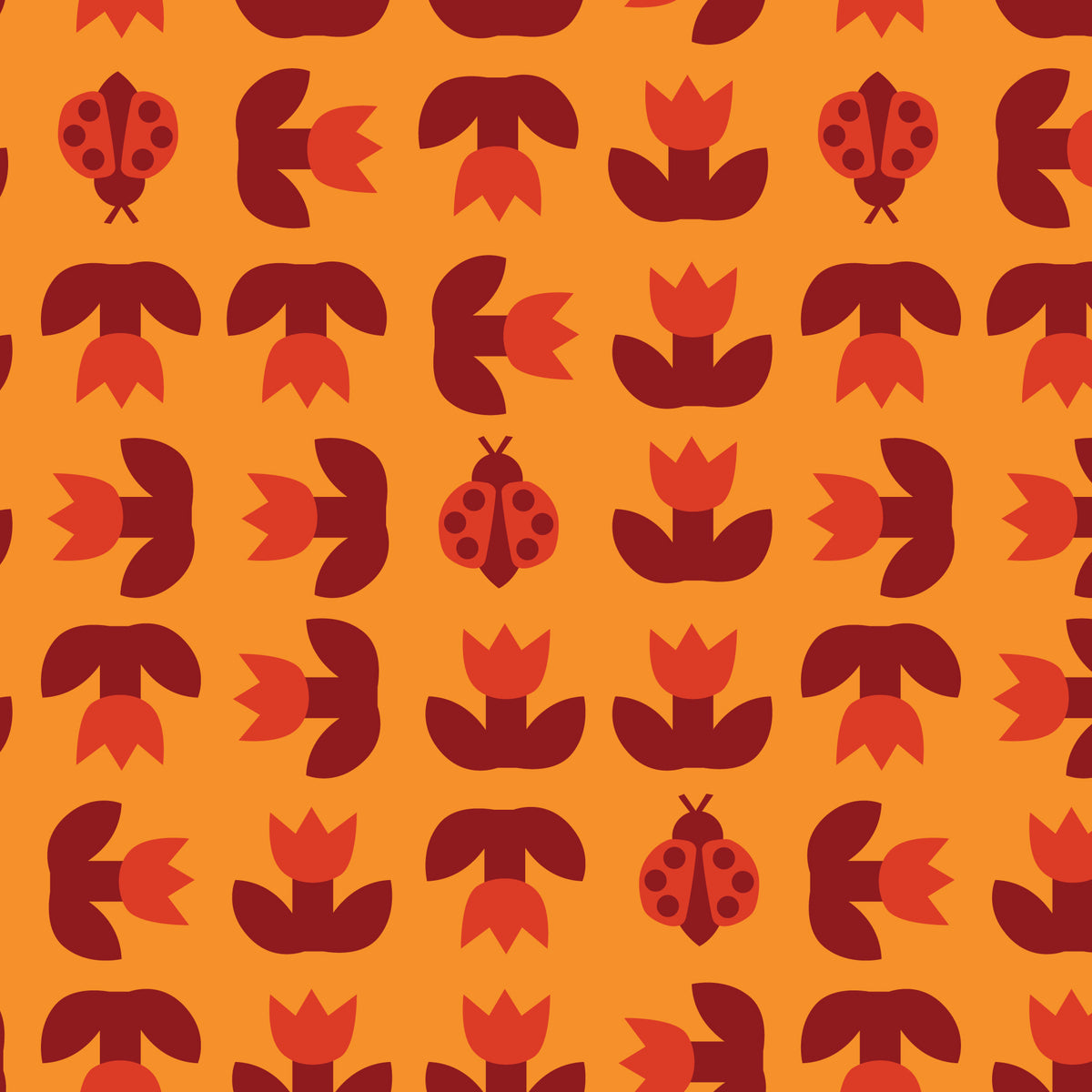 PRE-ORDER A Tulip Story // Ladybird and Tulip - Gold // Leah Duncan