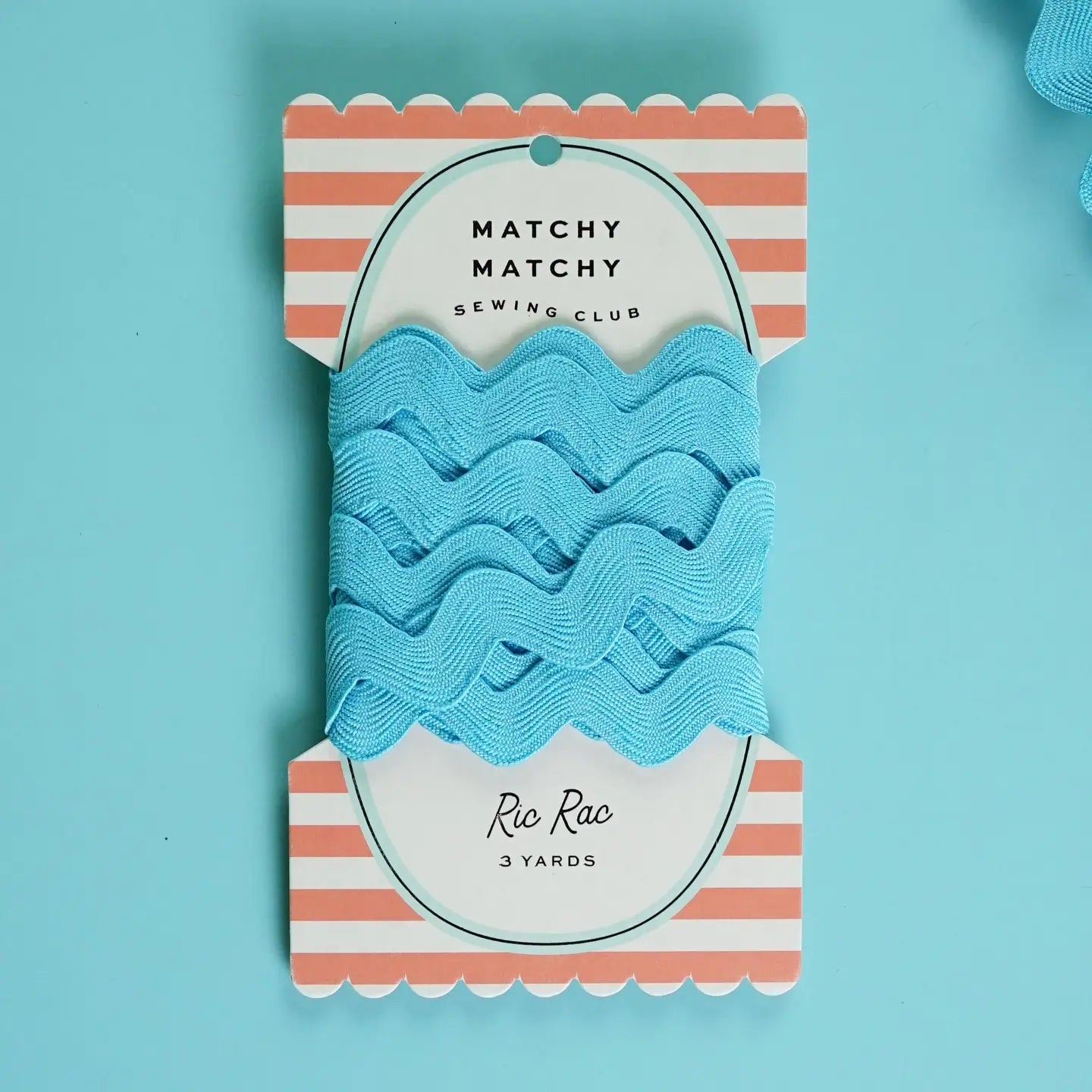 Snow Cone Big Ric Rac - 3 yards by Matchy Matchy Sewing Club