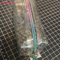 Clear Glitter Stars Vinyl 18" x 56"