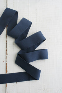 2.5" Bias Quilt Binding // Navy Solid // Bessie Pearl