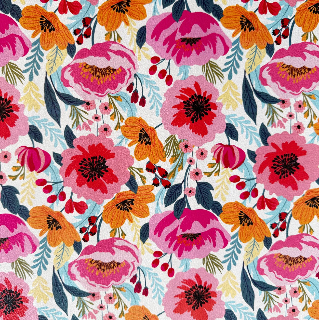 Poppy Punch Vinyl | 18" x 54" Roll