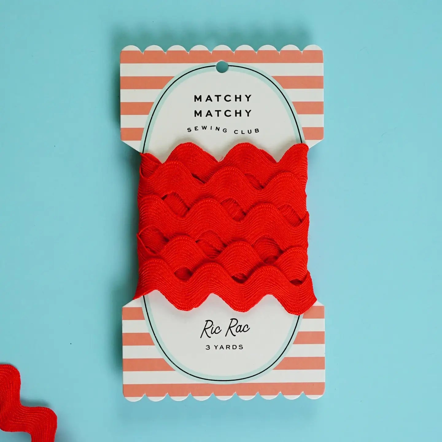 Pop Tart Big Ric Rac - 3 yards by Matchy Matchy Sewing Club