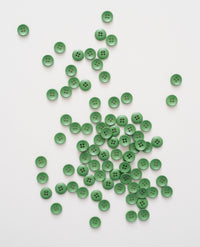 Grass Green Mini Retro Buttons // Matchy Matchy Sewing Club