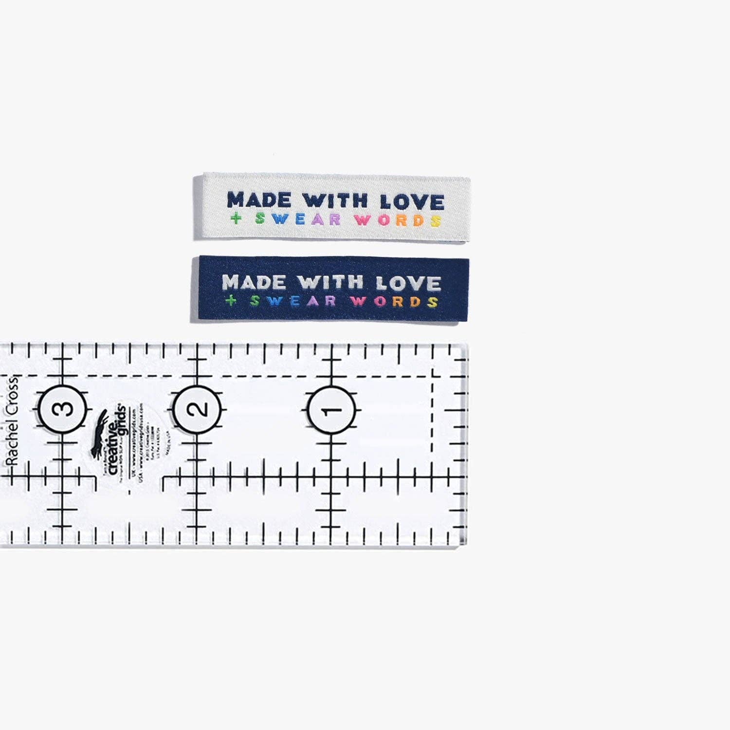 Made With Love & Swear Words Woven Labels // Kylie + the Machine
