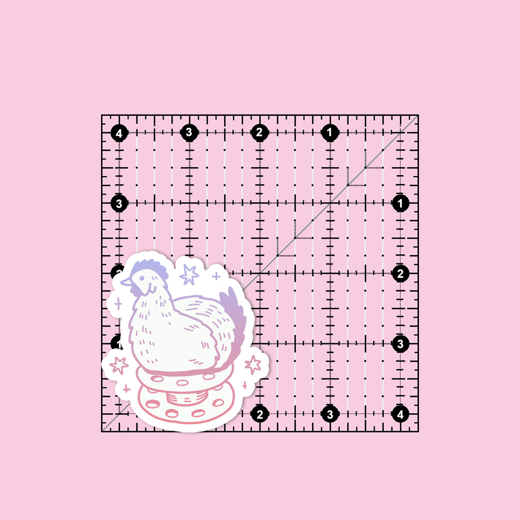 Bobbin Chicken Sticker