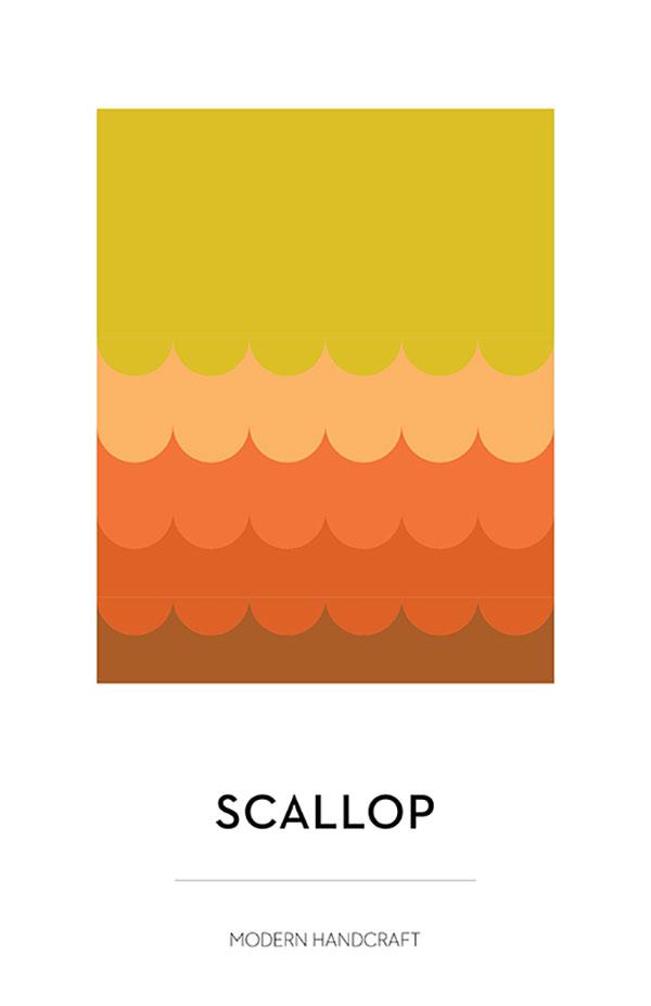 Scallop Quilt Pattern // Modern Handcraft