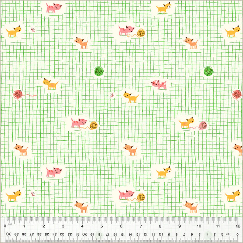 PRE-ORDER Studio Edit // Kitten Plaid // Heather Ross