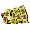 7/8" Ooh Lucky Lucky - Butterfly in Citron Ribbon // Alexia Abegg // Renaissance Ribbons