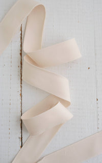 2.5" Bias Quilt Binding // Cream Solid // Bessie Pearl