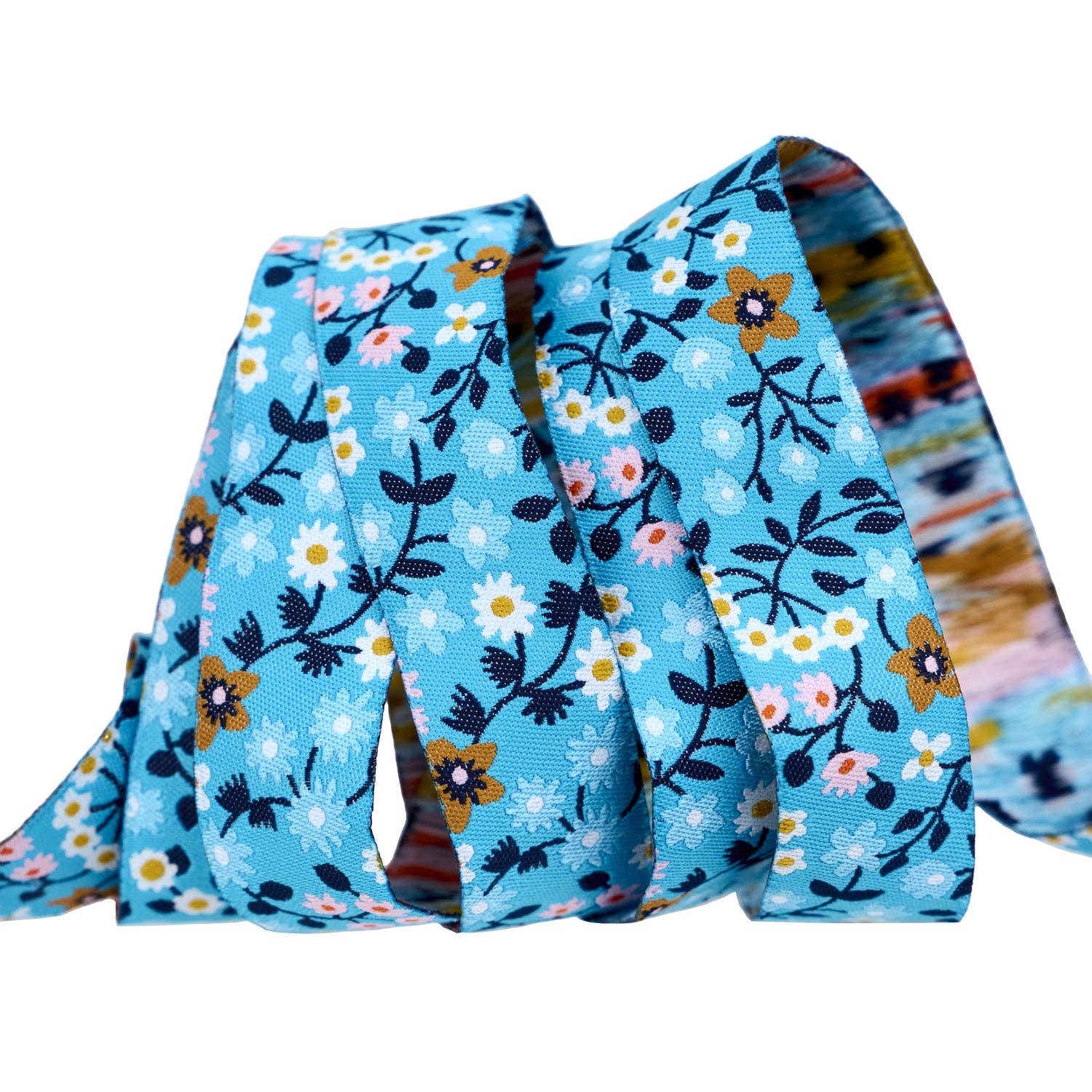7/8" Clothesline Floral in Vintage Blue // Kimberly Kight