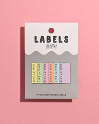 Quality Shit Woven Labels (Pastel) // Kylie + the Machine