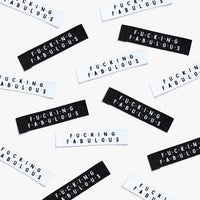 Fucking Fabulous Woven Labels // Kylie + the Machine