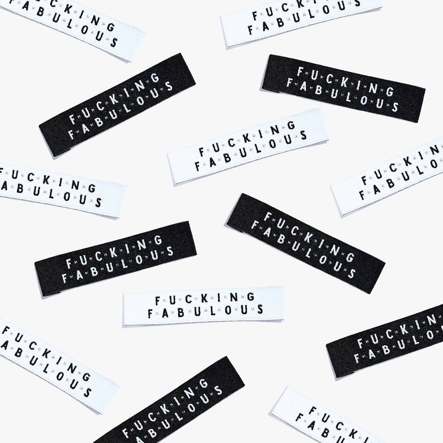 Fucking Fabulous Woven Labels // Kylie + the Machine