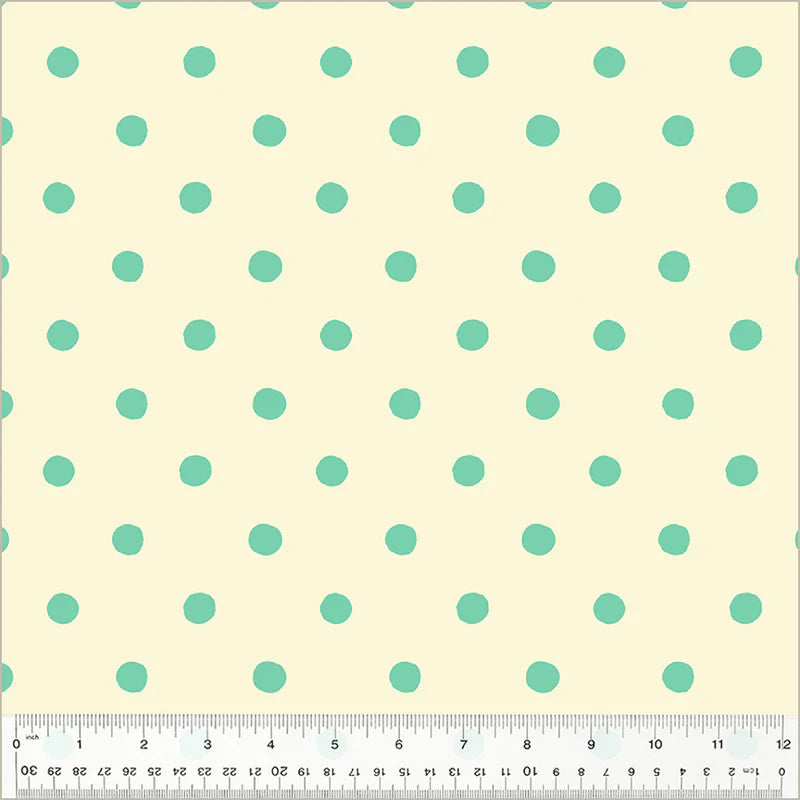 PRE-ORDER Studio Edit // Dots - Aqua // Heather Ross