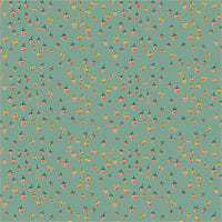 Heather Ross Favorites // Field Strawberries - Teal // Heather Ross