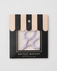 Lavender Scallop Handle Embroidery Scissors