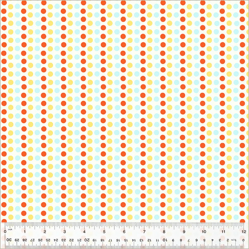 PRE-ORDER Studio Edit // Dots - Blue & Yellow // Heather Ross