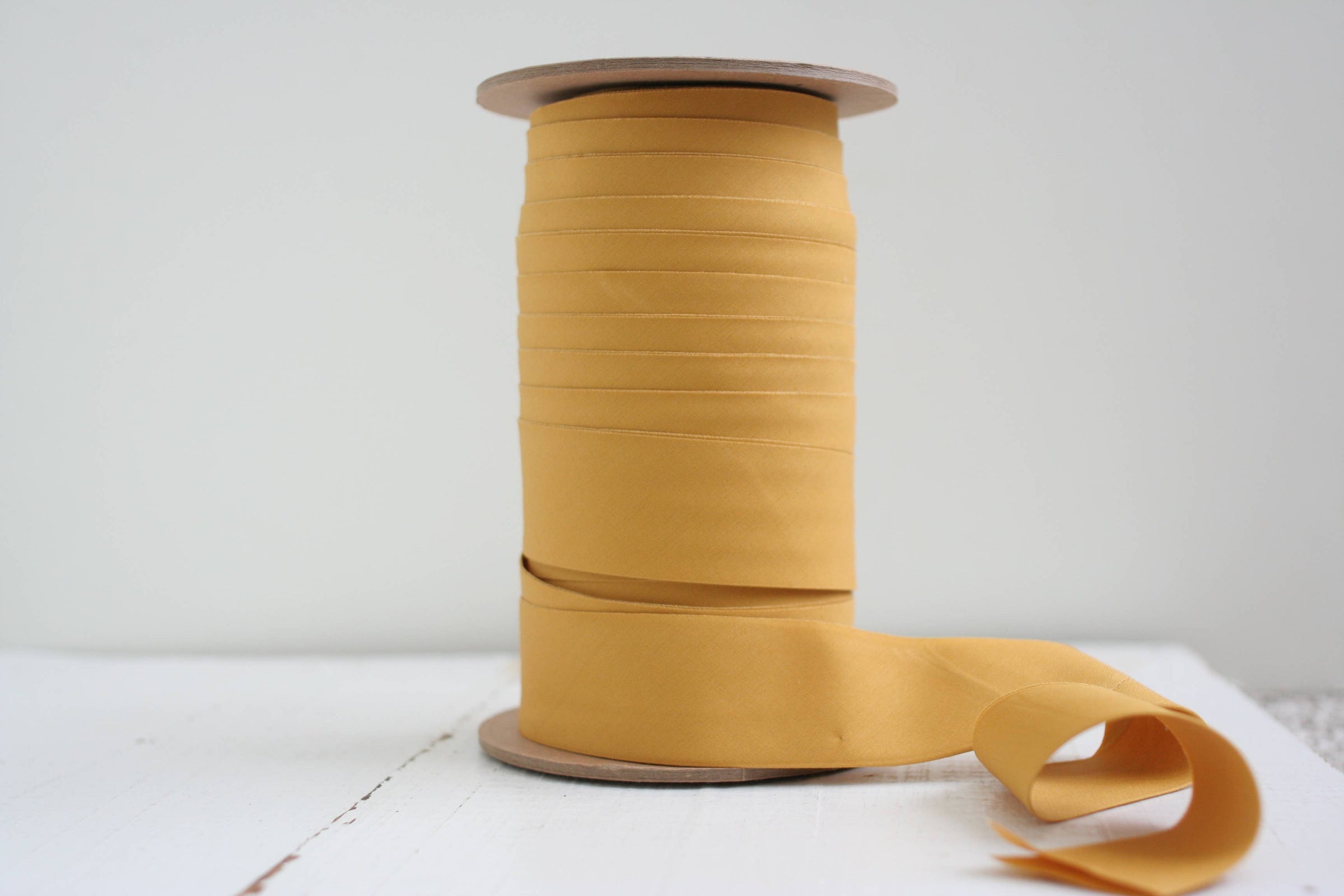 2.5" Bias Quilt Binding // Honey Solid // Bessie Pearl