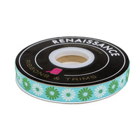5/8"  Vintage Flower in Turquoise // Melody Miller