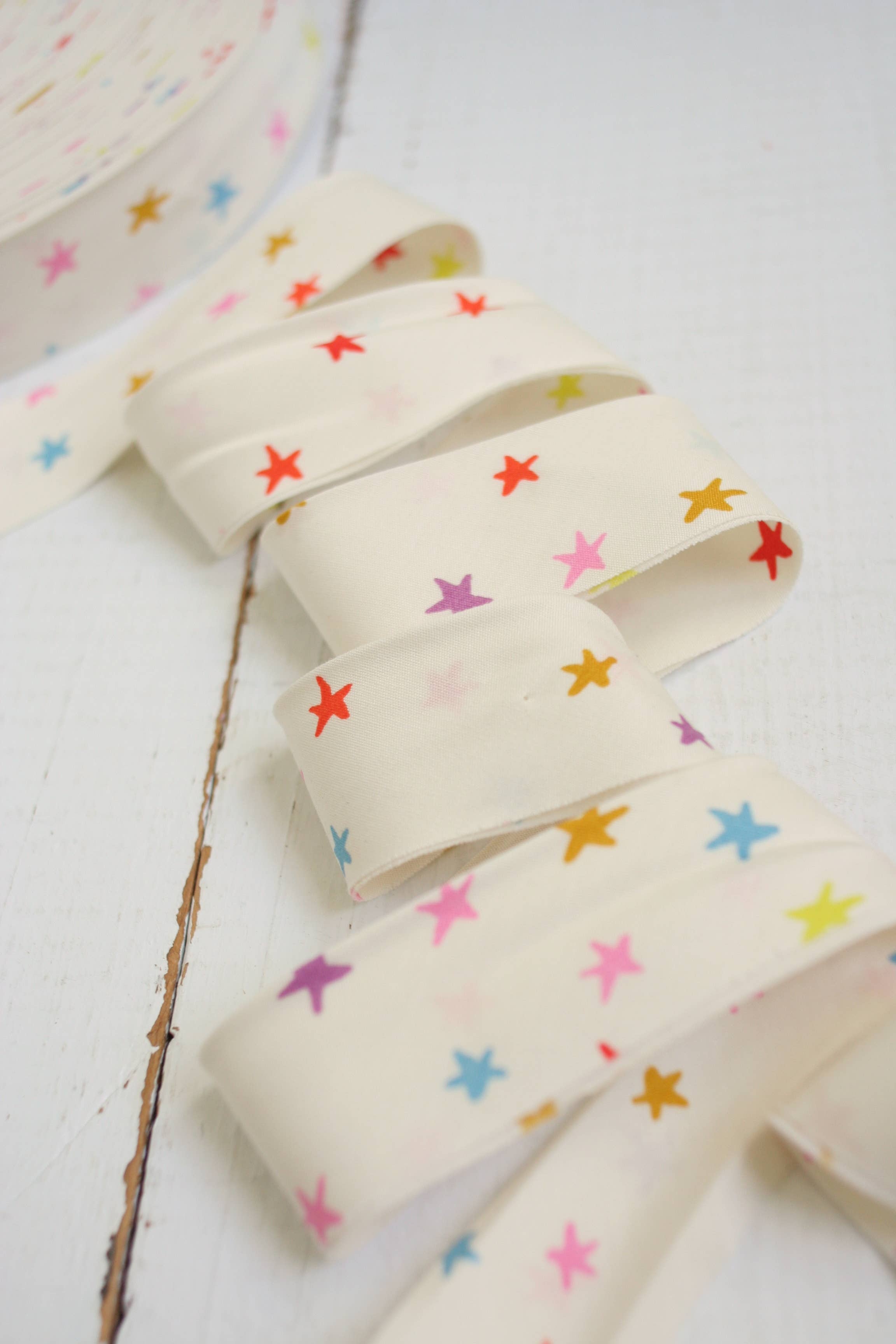 2.5" Bias Quilt Binding // Starry Multi // Bessie Pearl