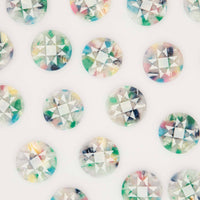 Large Confetti Quilt Star Buttons