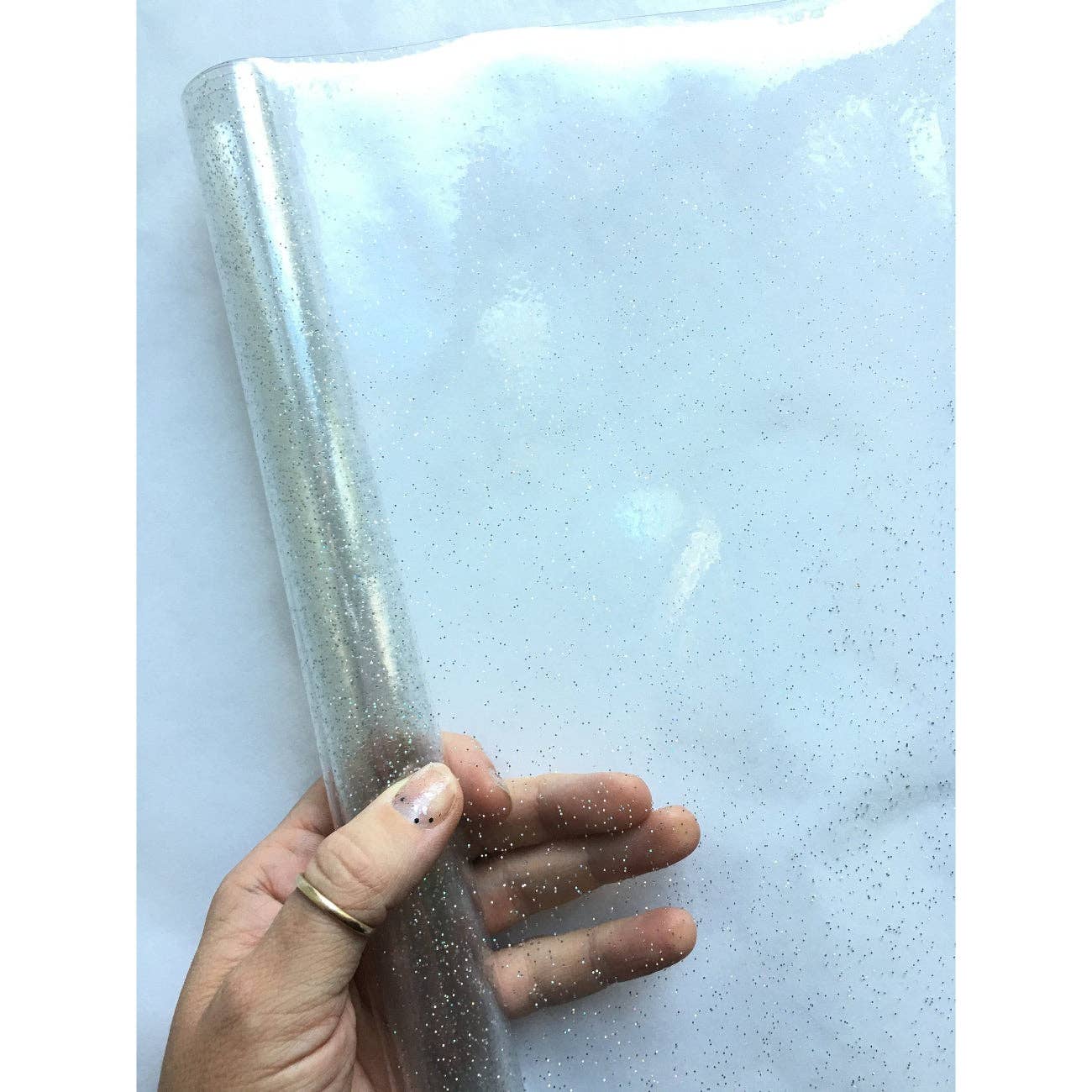 Clear Glitter Vinyl | TPU